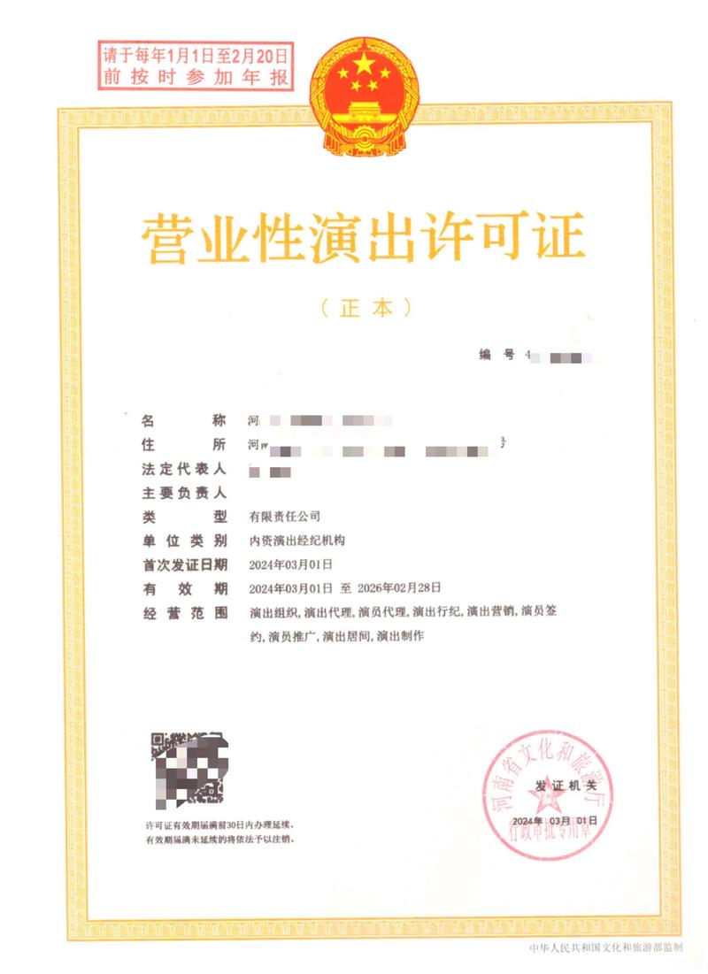 营业性演出许可证 表演团体与演出机构的核心区别解析